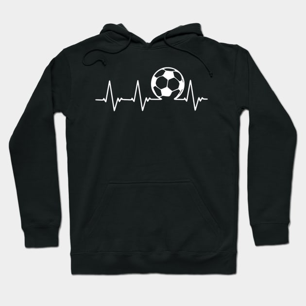 Football Heartbeat Hoodie by iK4